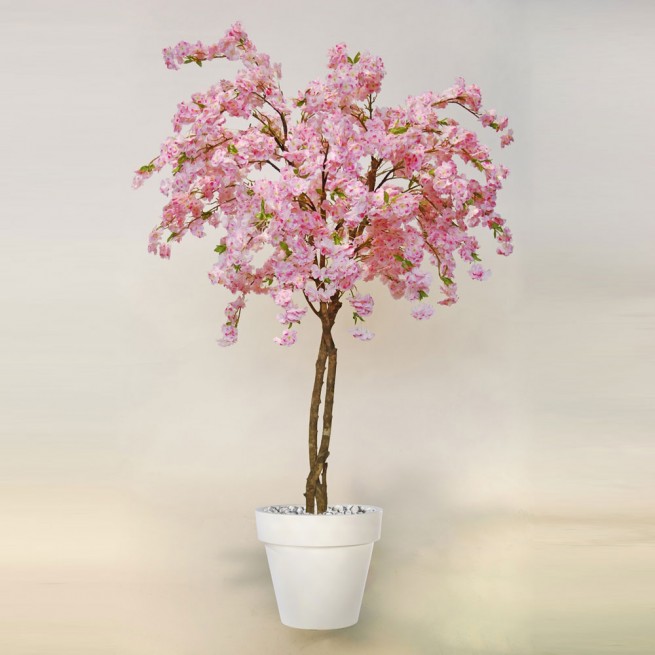 Planta semi-artificiala Ila, Cherry Blossom Tree Pink - 180 cm